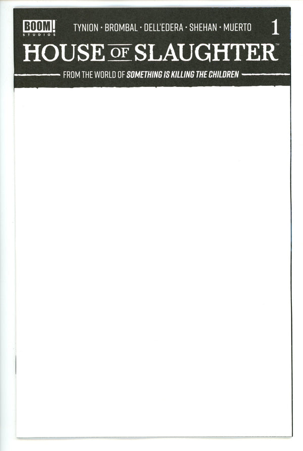 House of Slaughter 1 Blank Variant (2021)