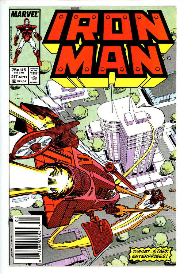 Iron Man Vol 1 217 Newsstand