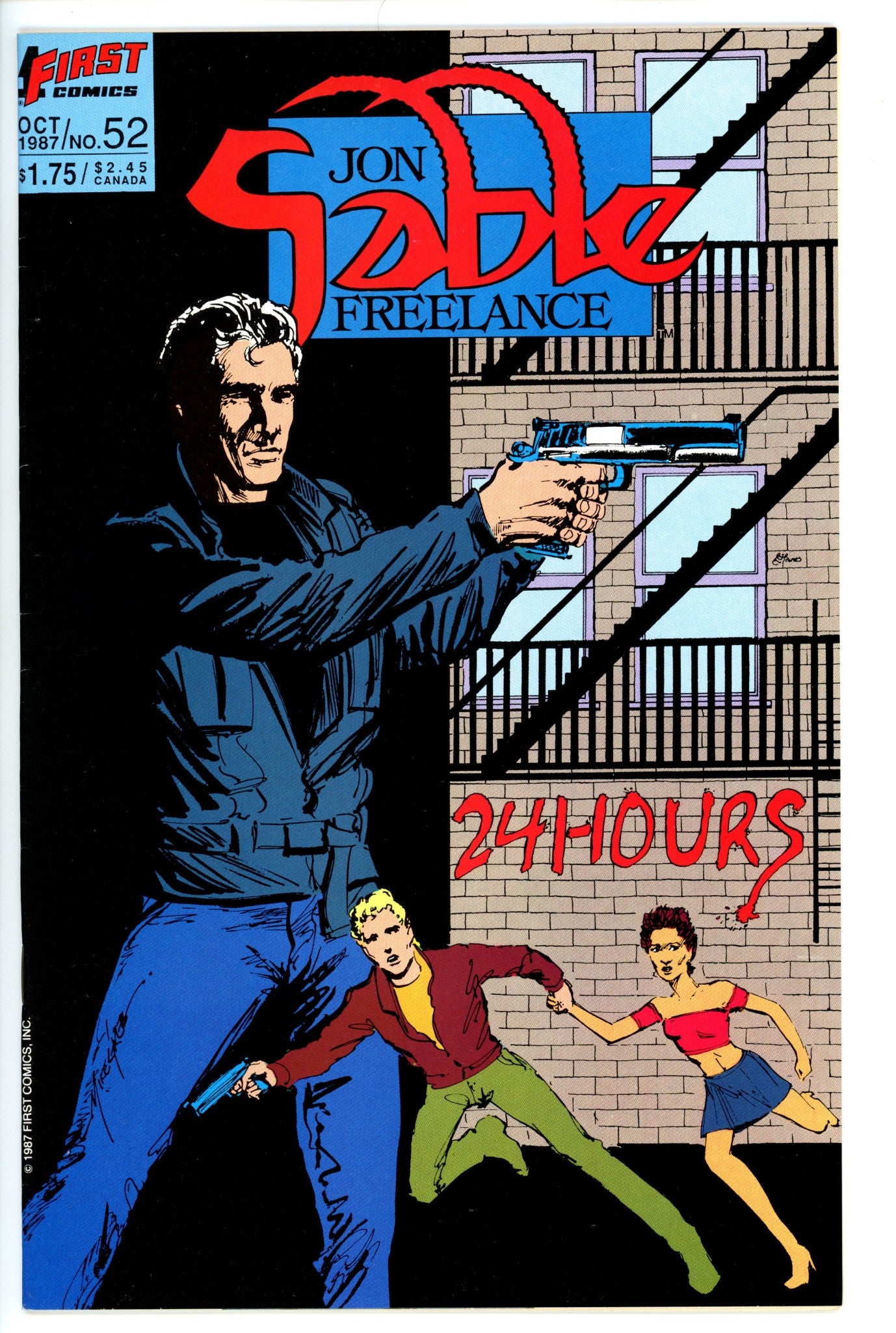 Jon Sable Freelance 52-First Comics-CaptCan Comics Inc