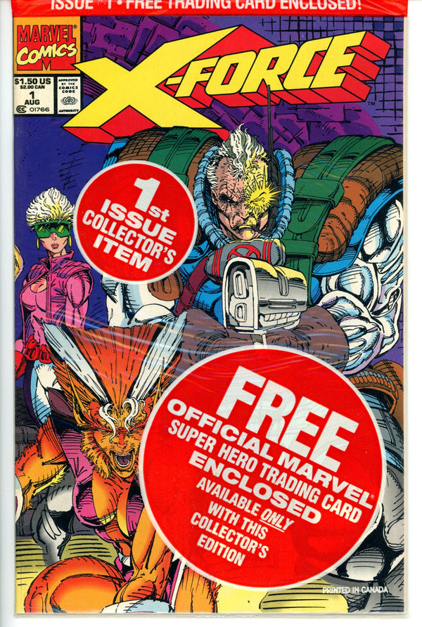 X-Force Vol 1 1 Bagged w/ Shatterstar Card