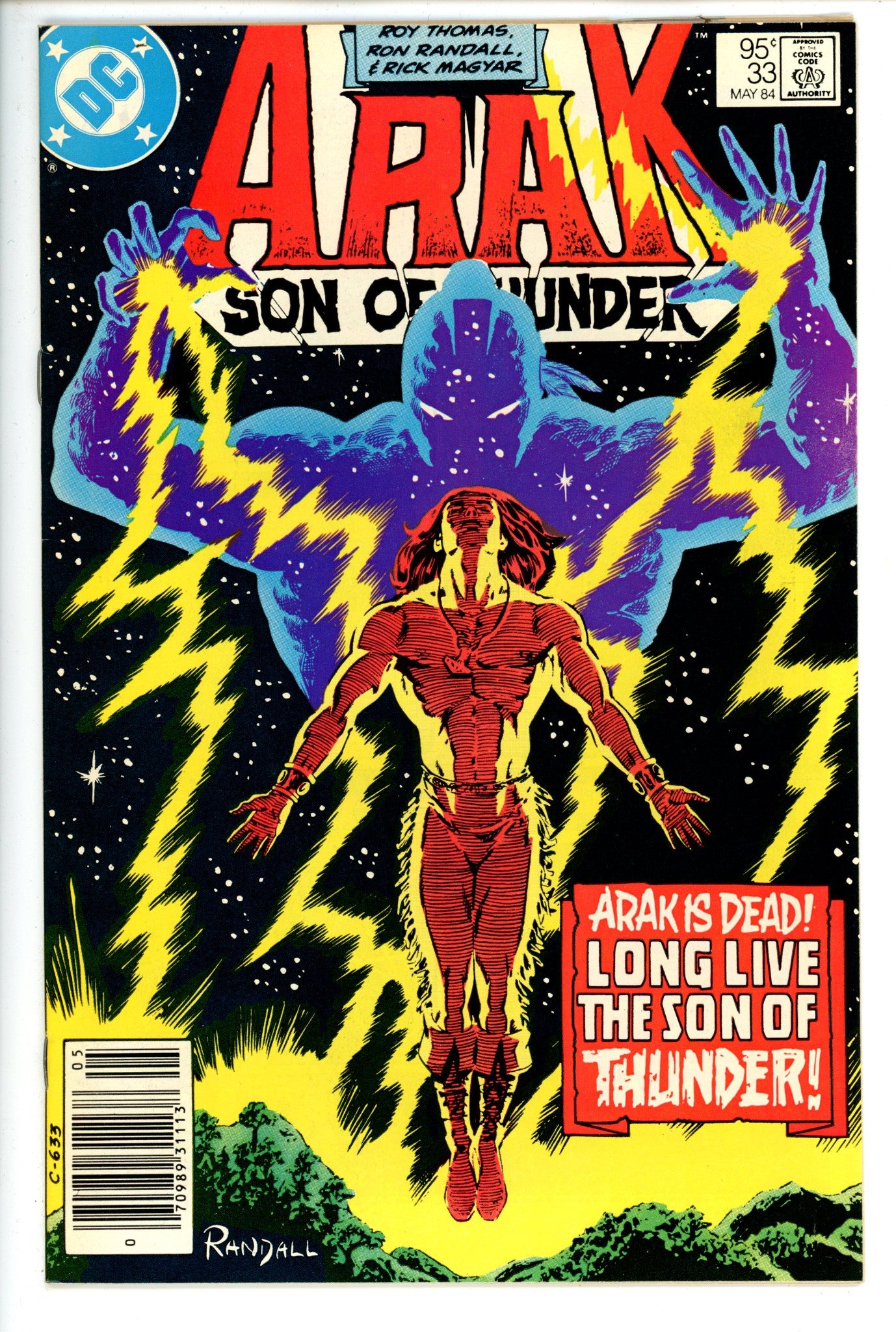 Arak / Son of Thunder 33 Canadian VF+
