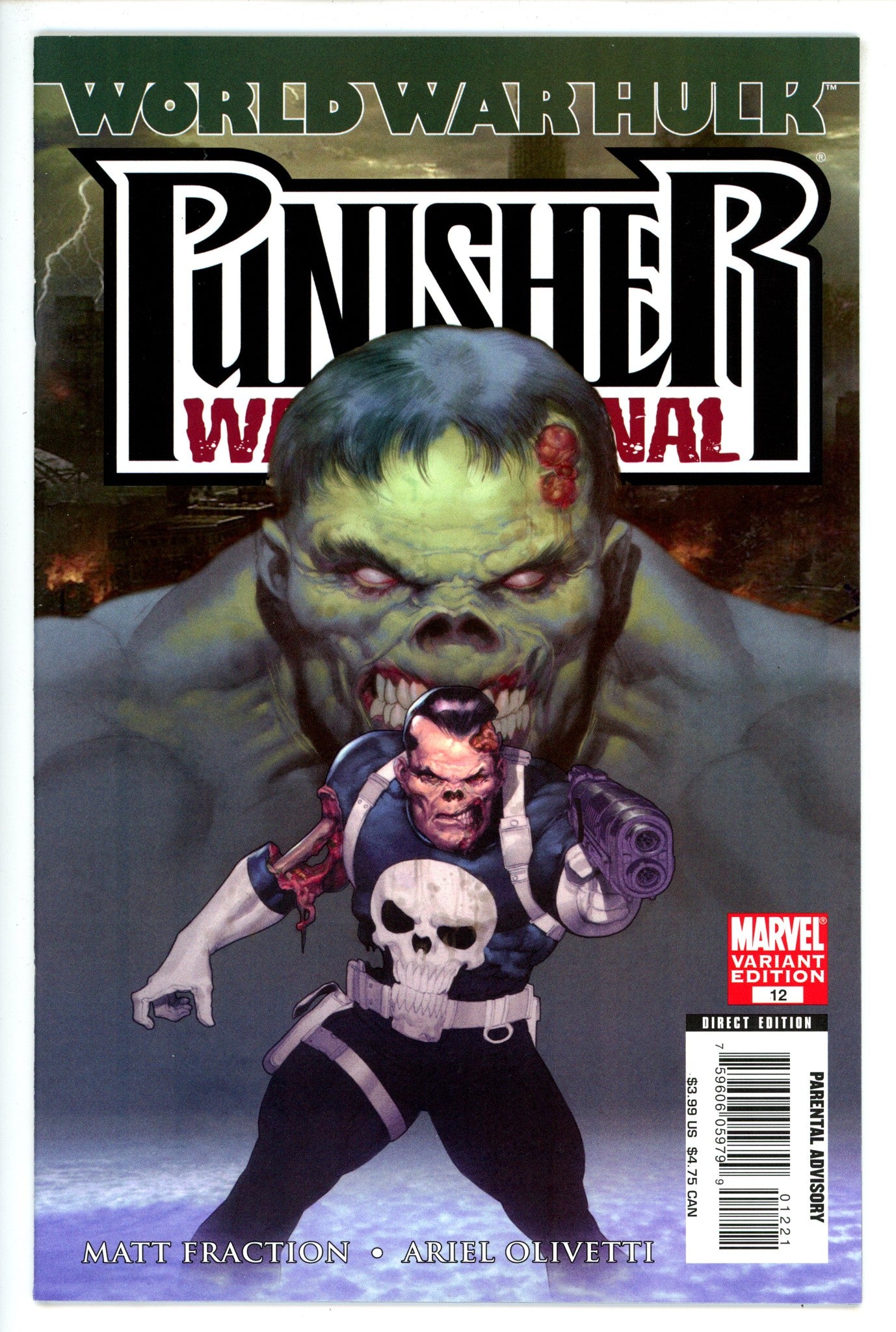 Punisher War Journal Vol 2 12 Zombie Variant
