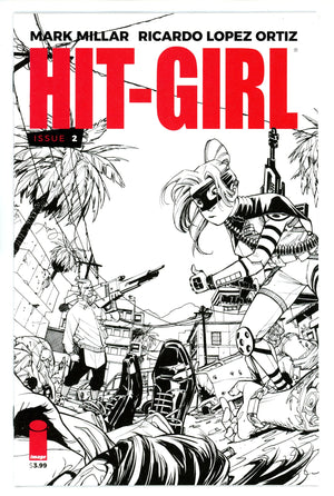 Hit-Girl Vol 2 2 Reeder B&W Variant