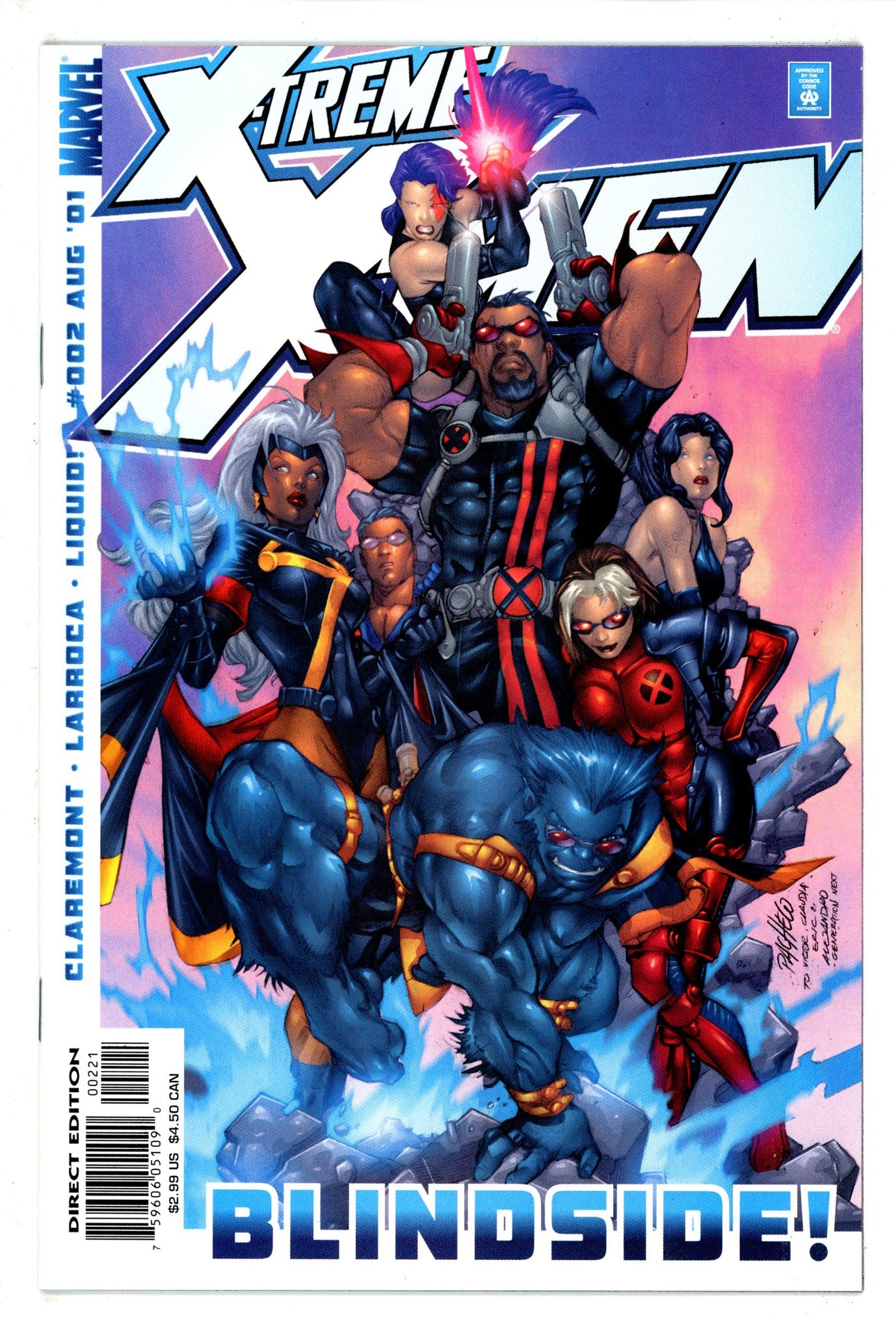 X-Treme X-Men Vol 1 2 Pacheco Variant