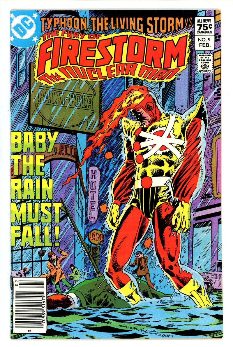 The Fury of Firestorm Vol 2 9 Canadian Price Variant VF/NM (1982)