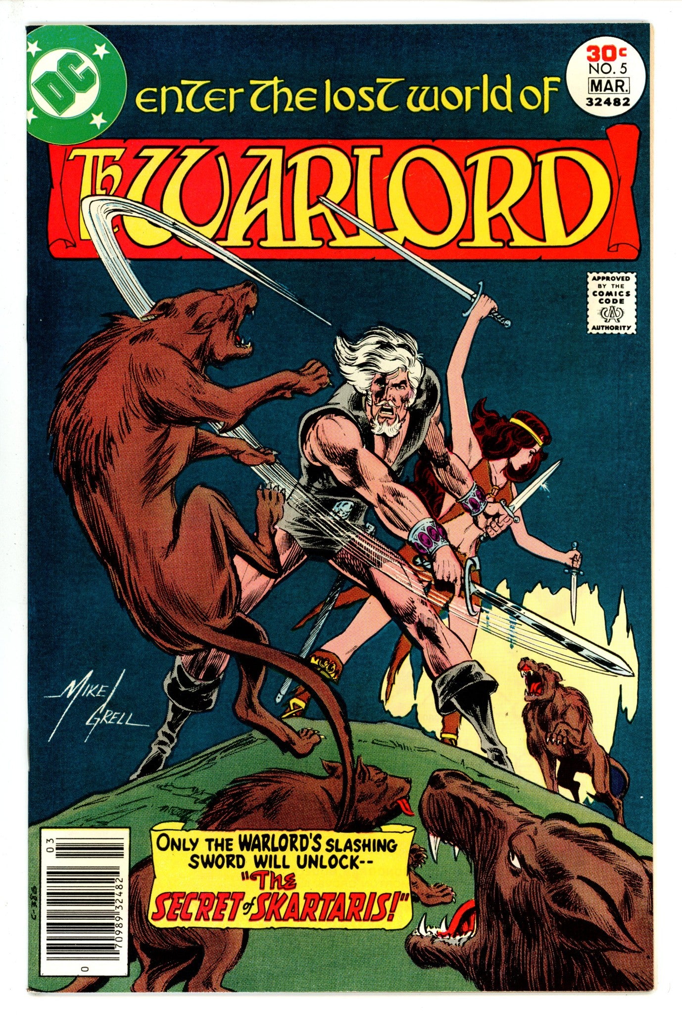 Warlord Vol 1 5 NM- (1977)