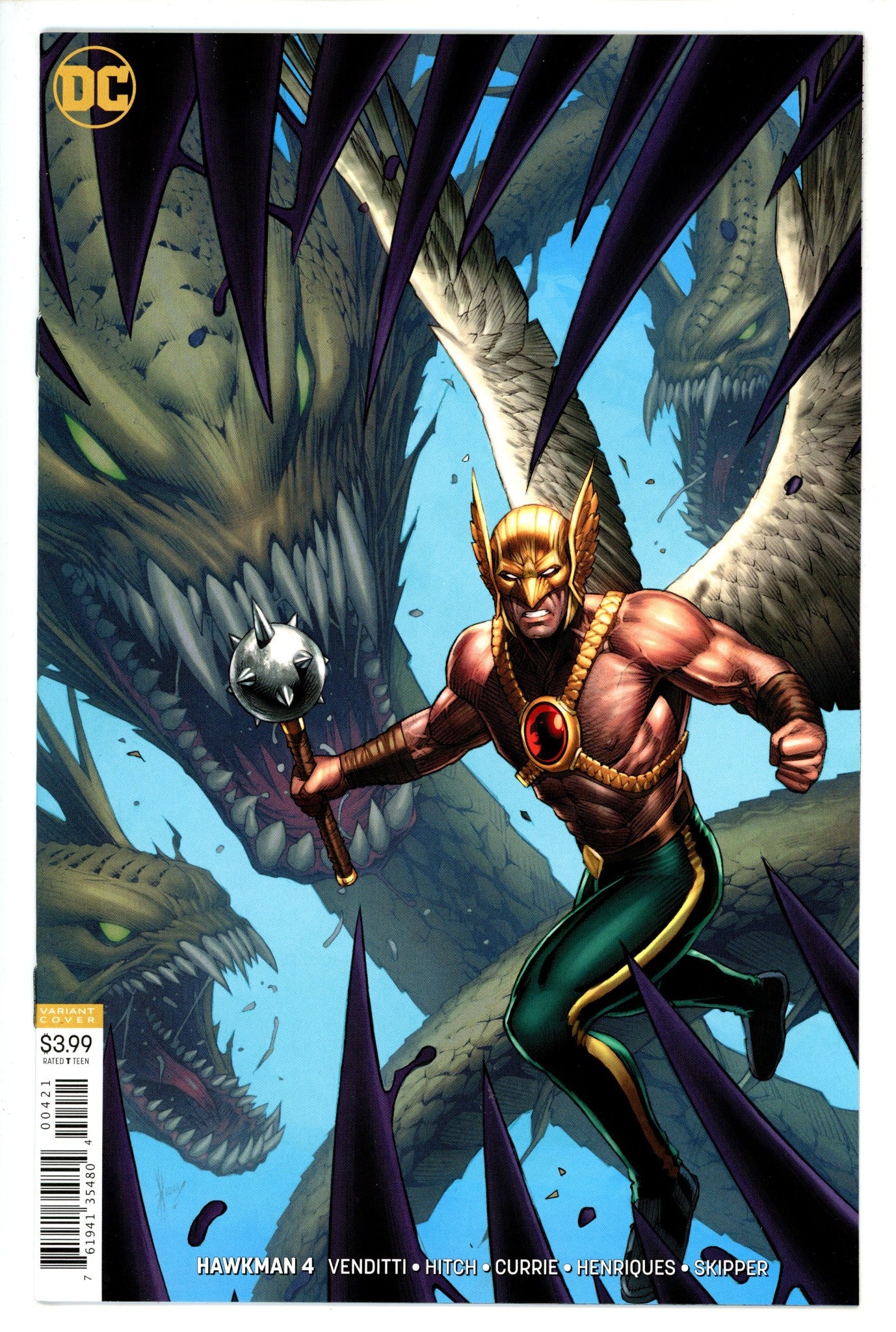 Hawkman Vol 5 4 Keown Variant