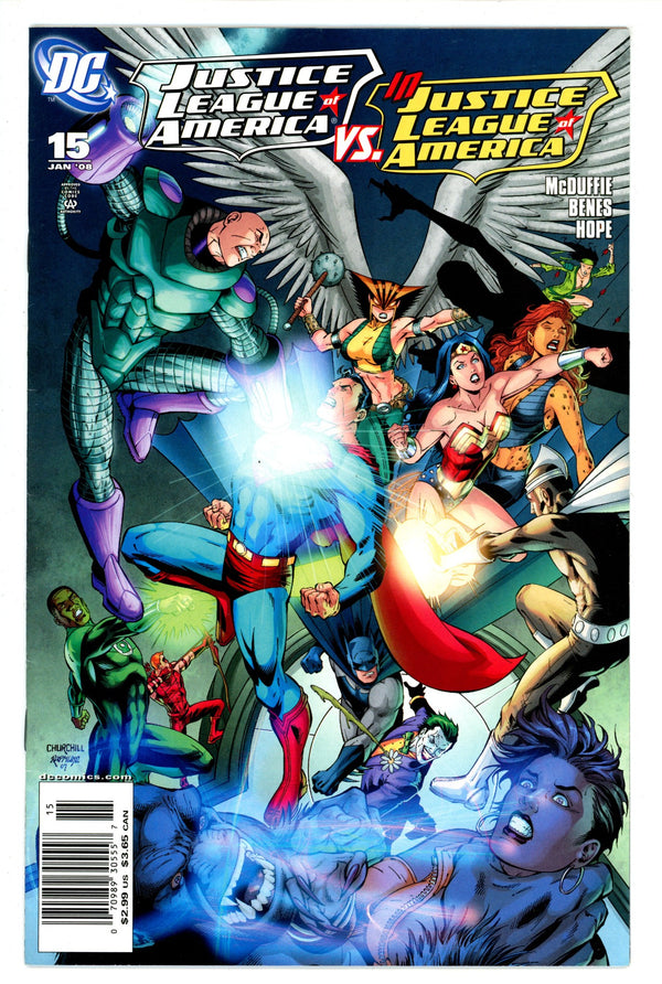 Justice League of America Vol 2 15 Newsstand (2008)