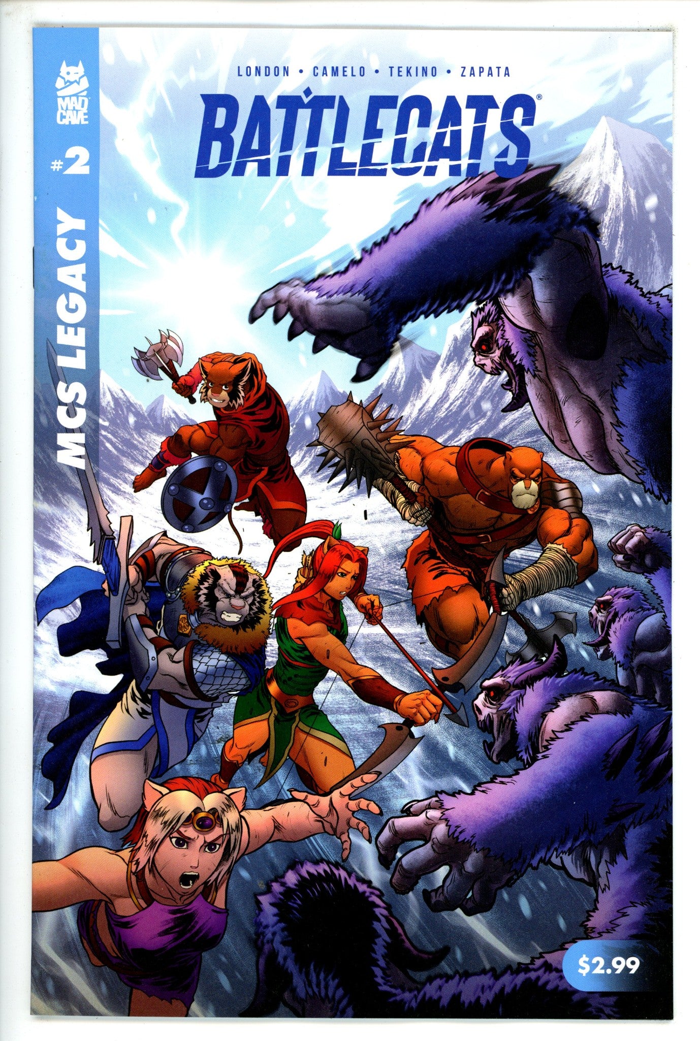 Mad Cave Studios Legacy Battlecats 2 (2022)