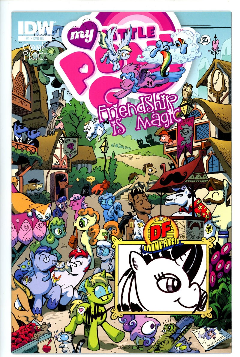 My Little Pony: Friendship Is Magic 1 Variant Sketched Milligan VF+