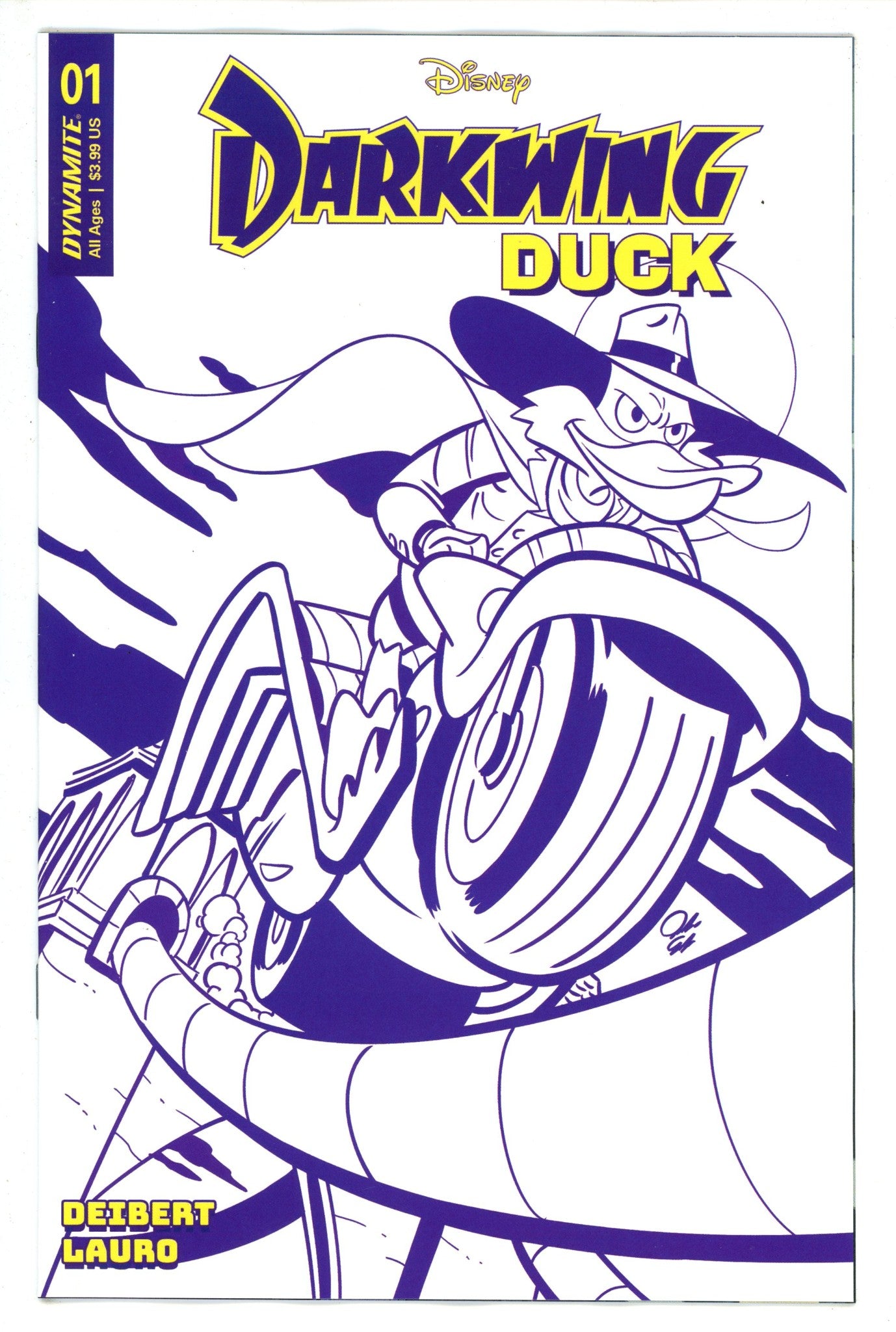 Darkwing Duck 1 Edgar Incentive Variant NM (2023)