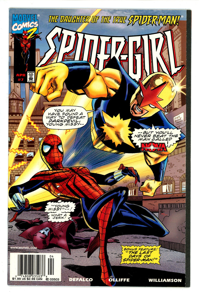 Spider-Girl Vol 1 7 Newsstand VF-