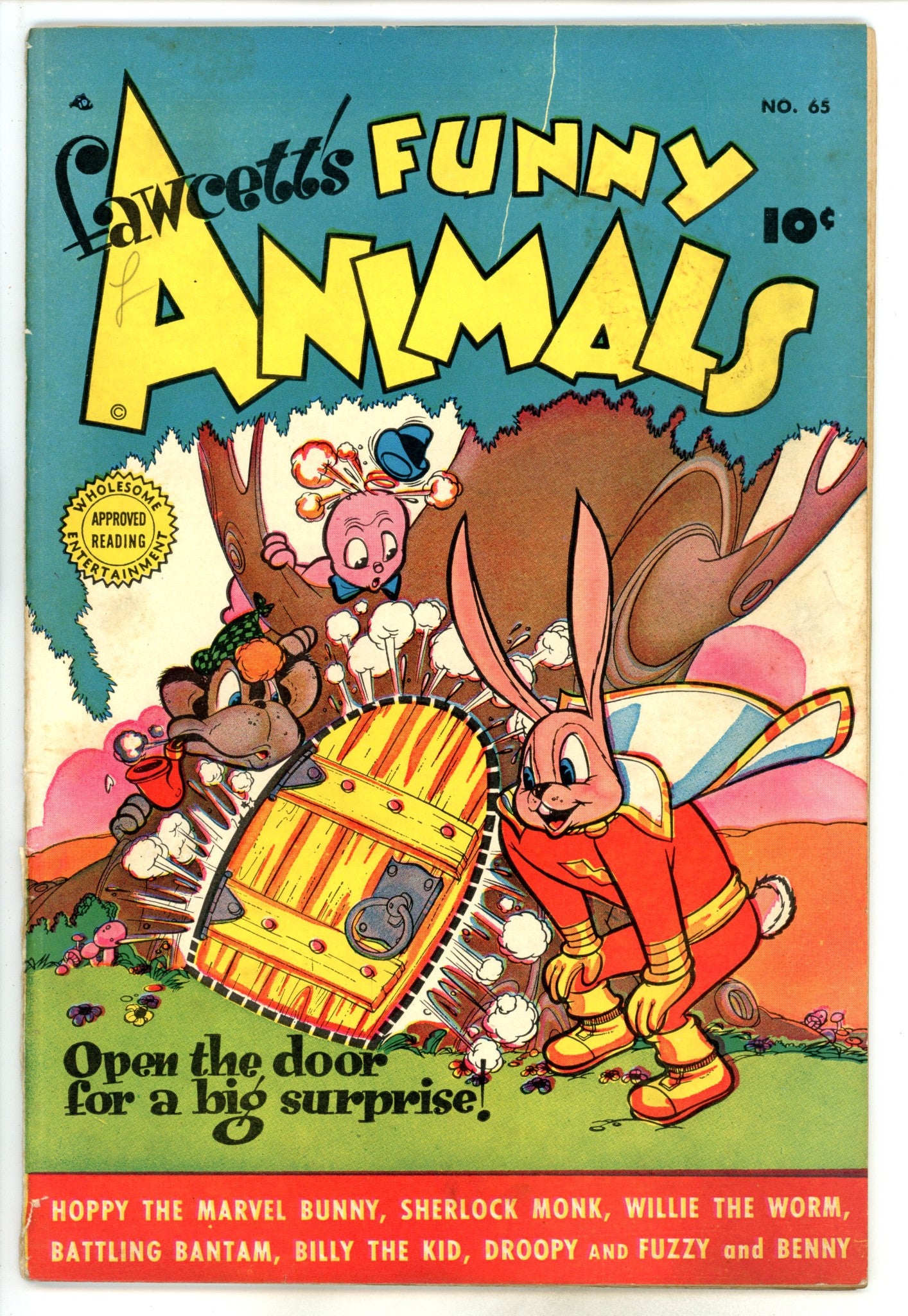 Fawcett's Funny Animals 65 Canadian VG-