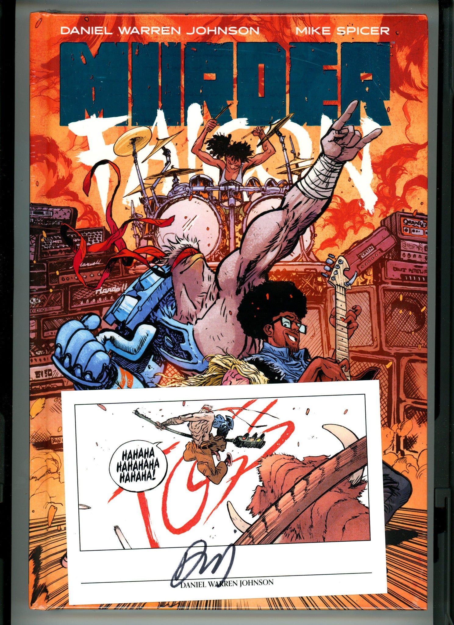 Murder Falcon Deluxe Edition HC With Signed Book Plate