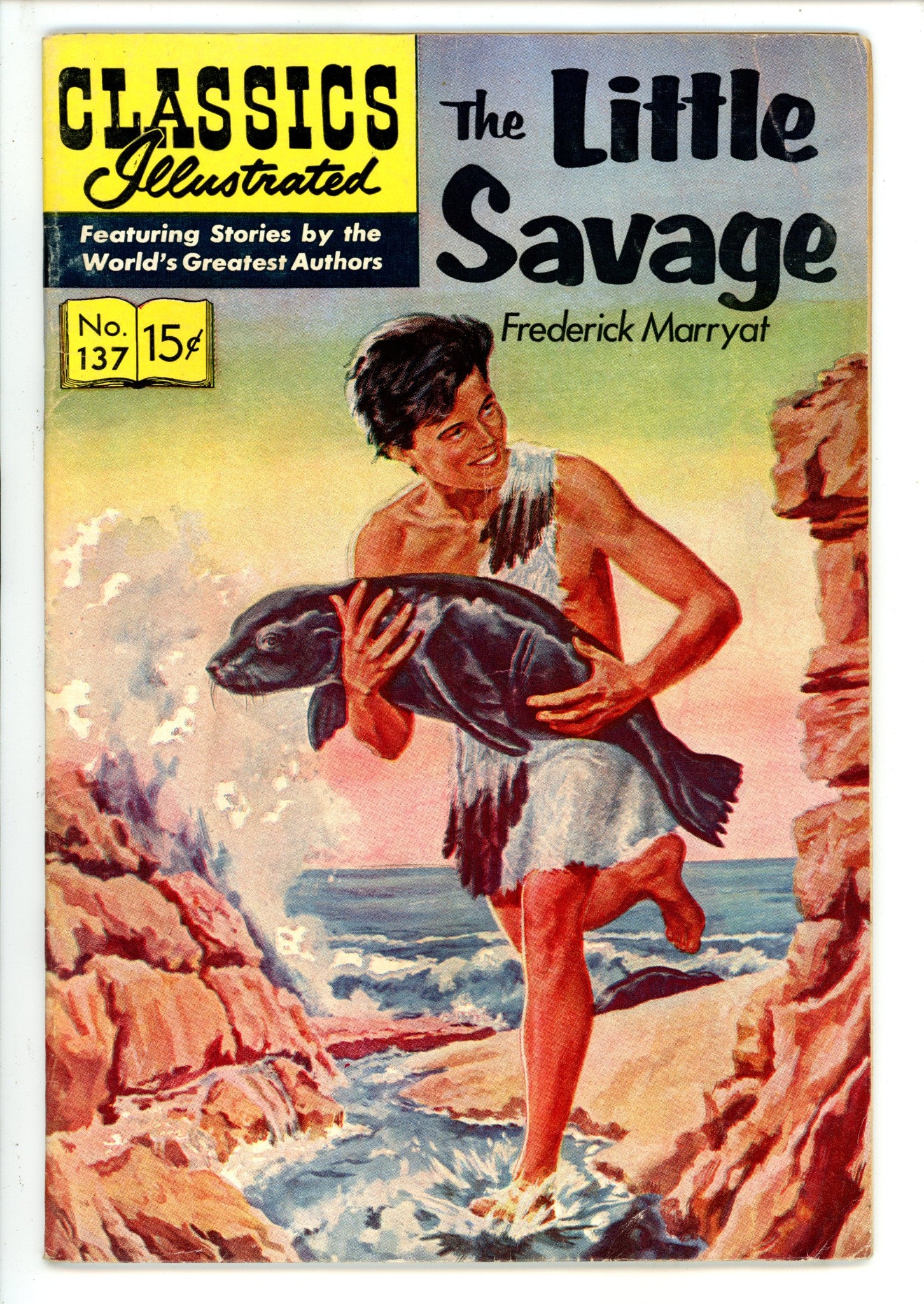 Classics Illustrated The Little Savage 137 HRN 136 VG+