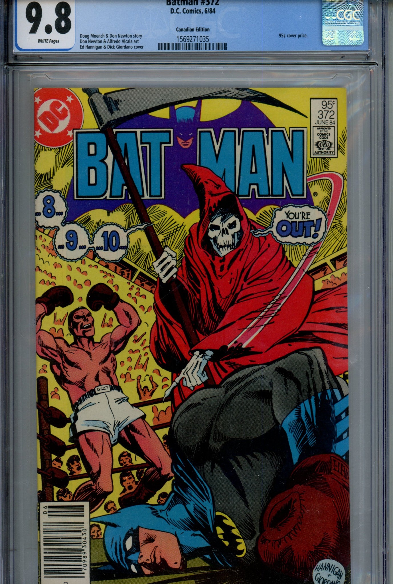 Batman Vol 1 372 Canadian Price Variant CGC 9.8 (1984)