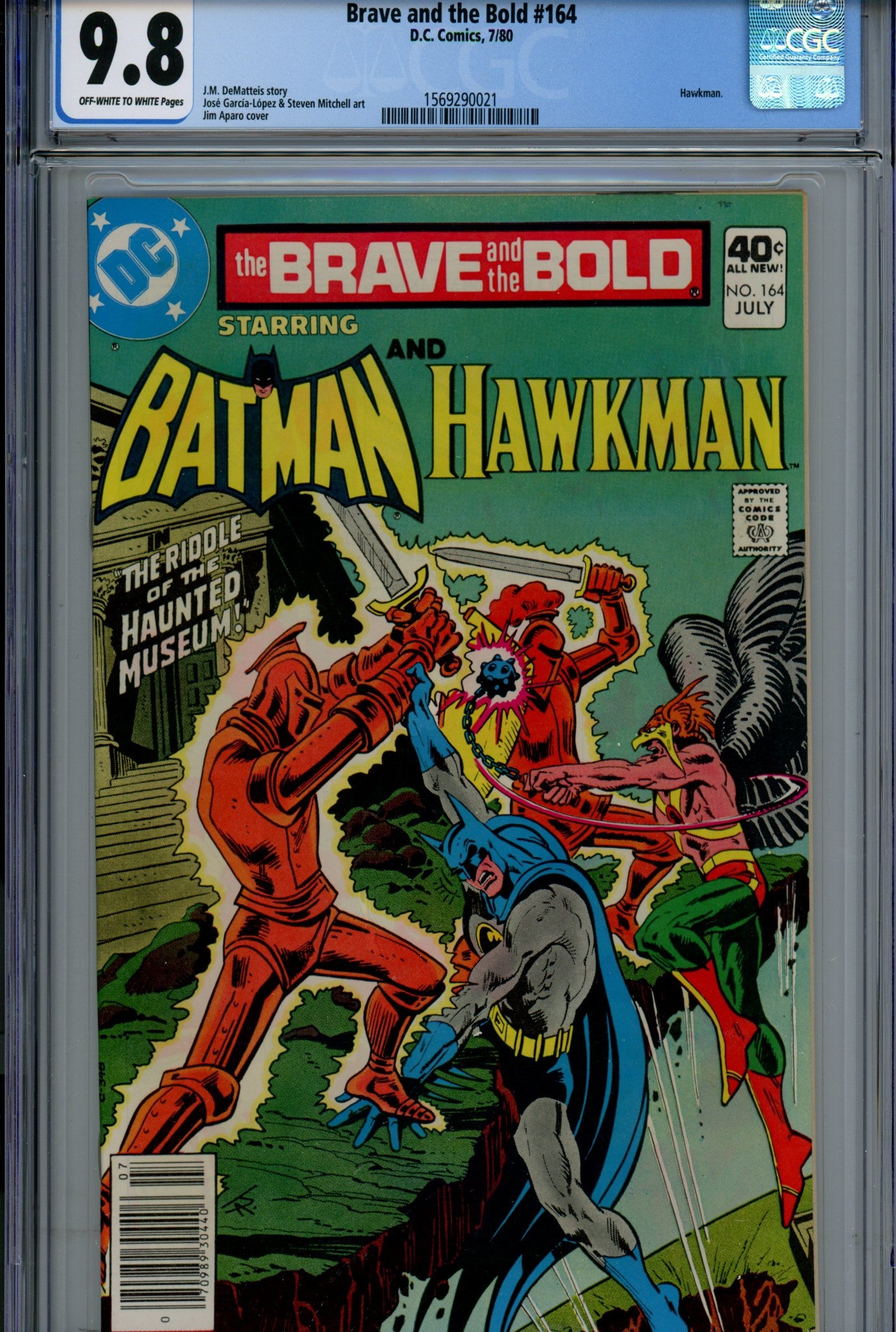 The Brave and the Bold Vol 1 164 CGC 9.8 (1980)