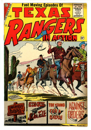 Texas Rangers in Action 6 FN/VF (1957)