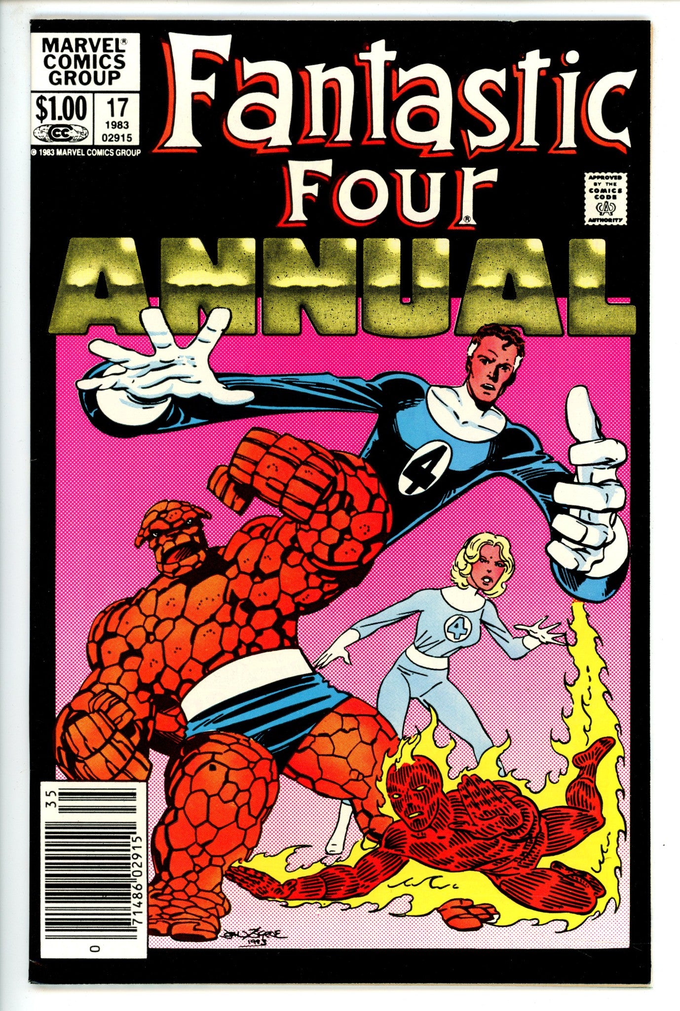 Fantastic Four Vol 1 Annual 17 Newsstand