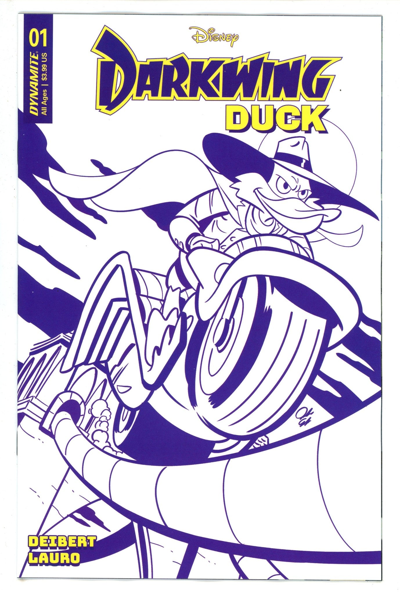Darkwing Duck 1 Edgar Incentive Variant NM+ (2023)