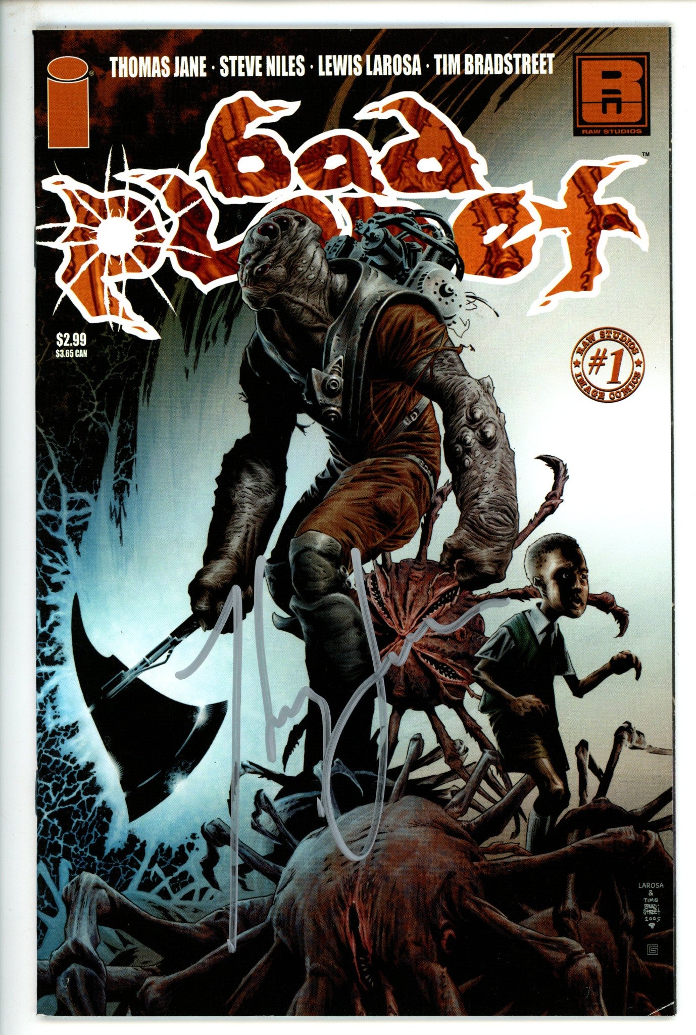 Bad Planet 1 VF- Signed Thomas Jane (2005)