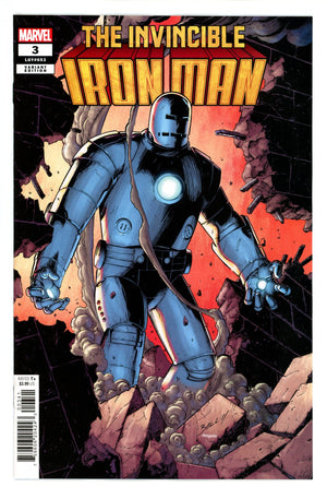 Invincible Iron Man Vol 4 3 Bagley Incentive Variant NM (2023)