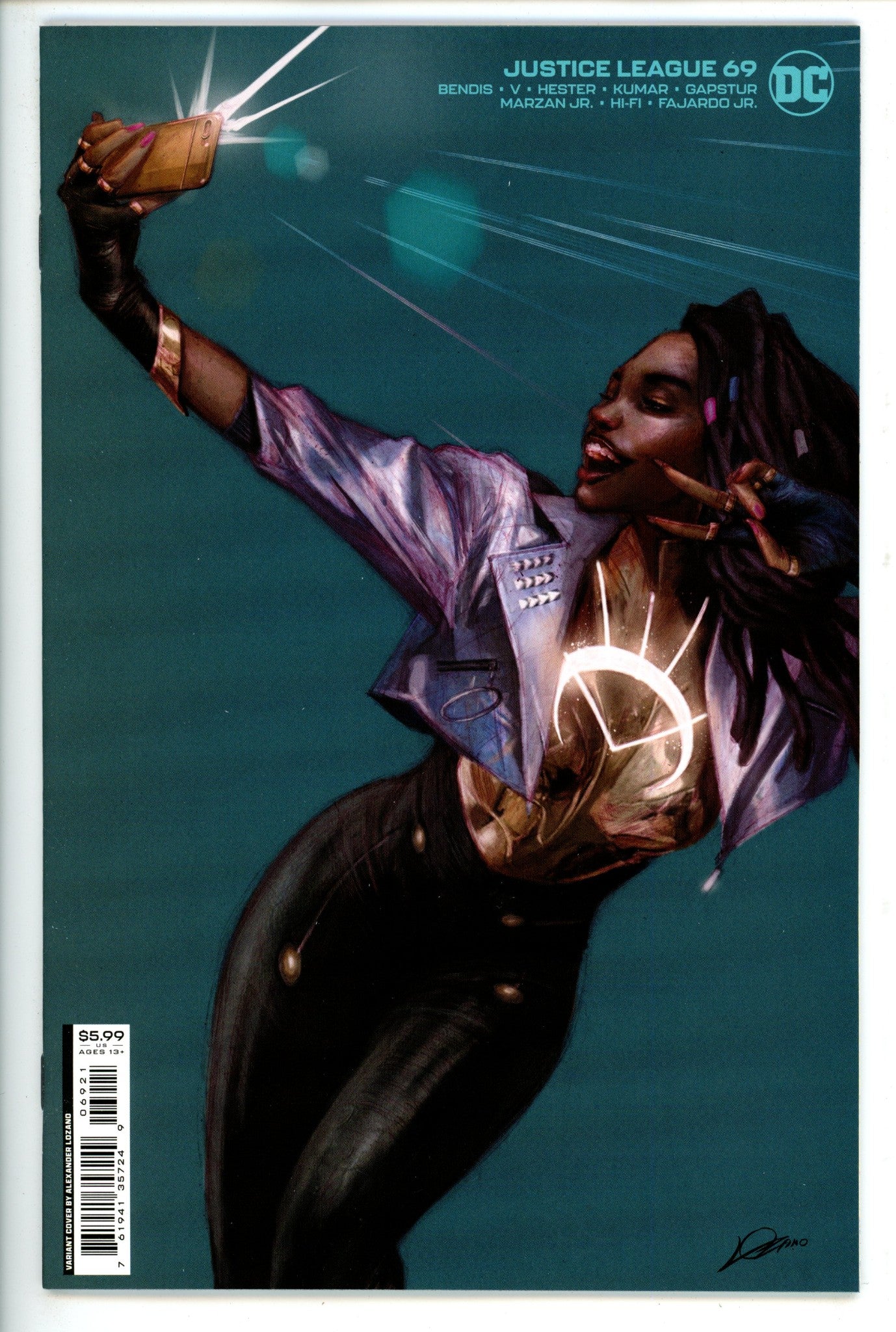 Justice League Vol 3 69 Lozano Variant (2021)