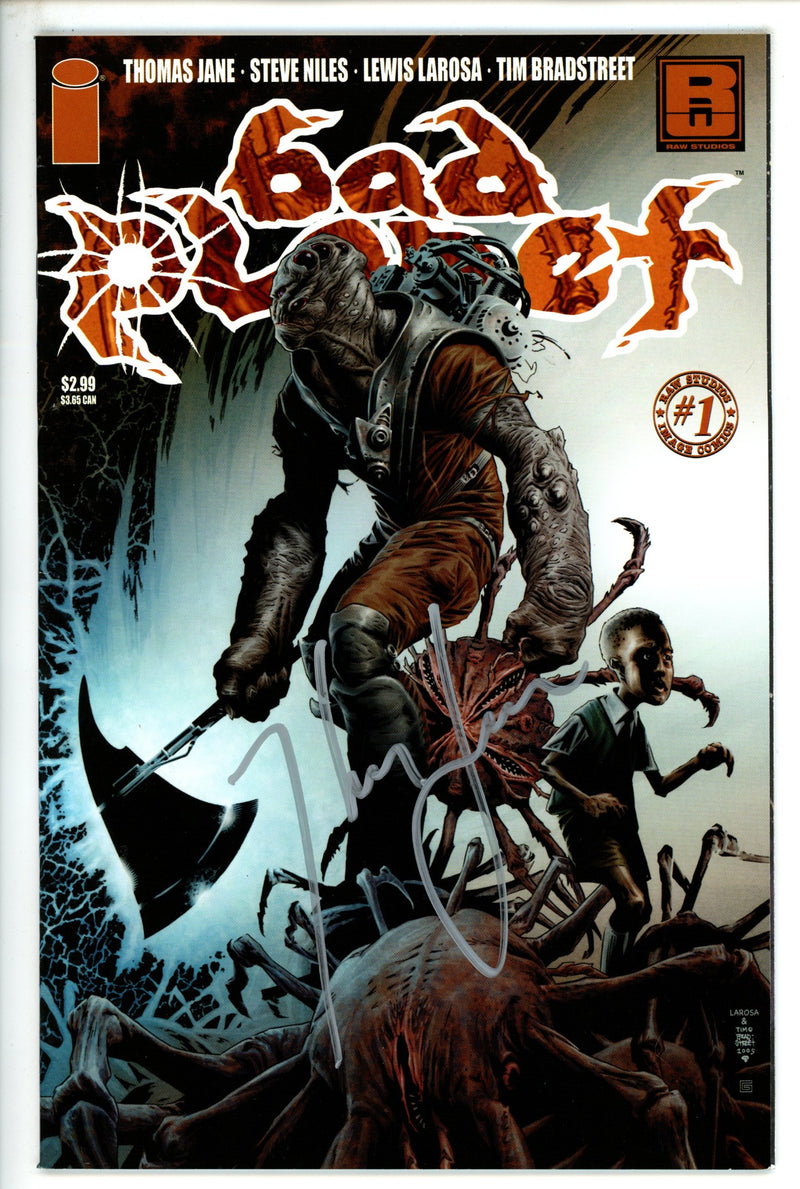 Bad Planet 1 VF+ Signed Thomas Jane (2005)