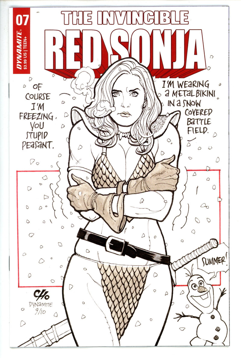 Invincible Red Sonja 7 Cho Variant (2022)