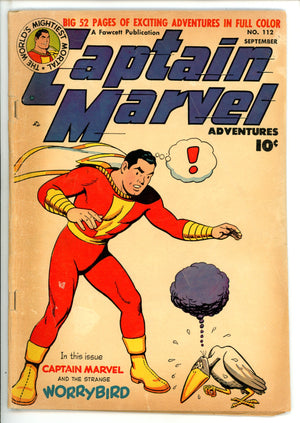Captain Marvel Adventures 112 GD+ (1950)