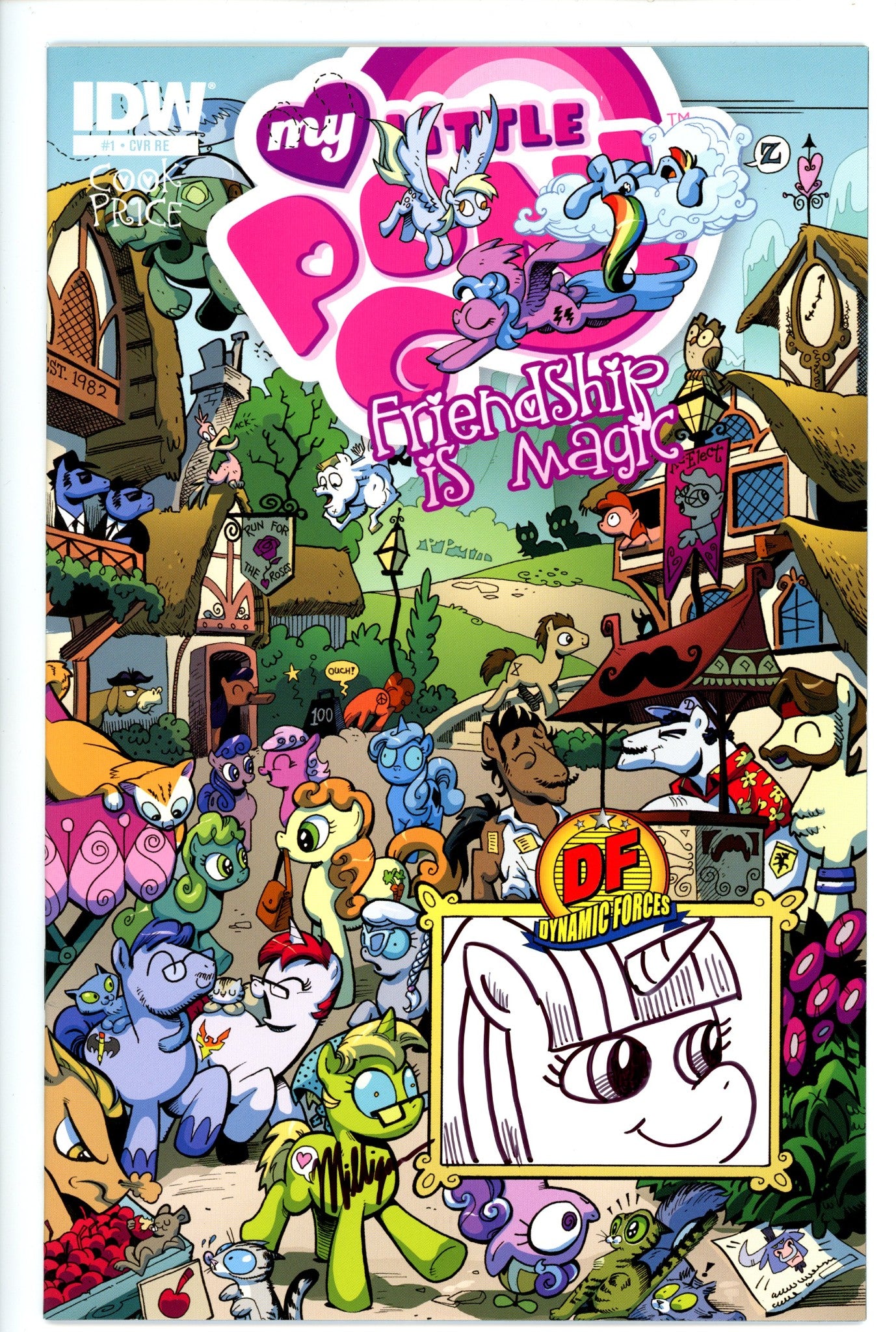 My Little Pony: Friendship Is Magic 1 Variant Sketched Milligan NM-