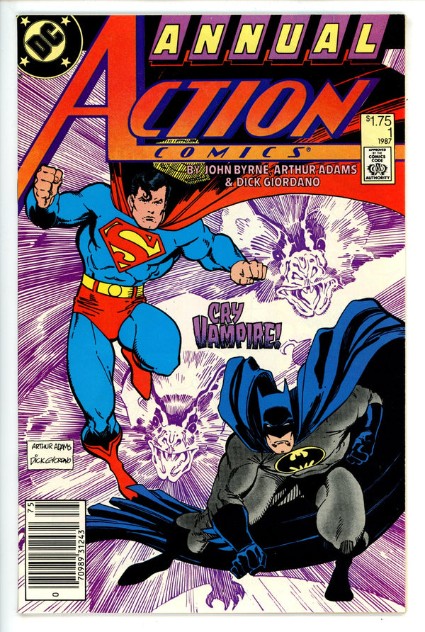 Action Comics Annual Vol 1 1 Canadian VF
