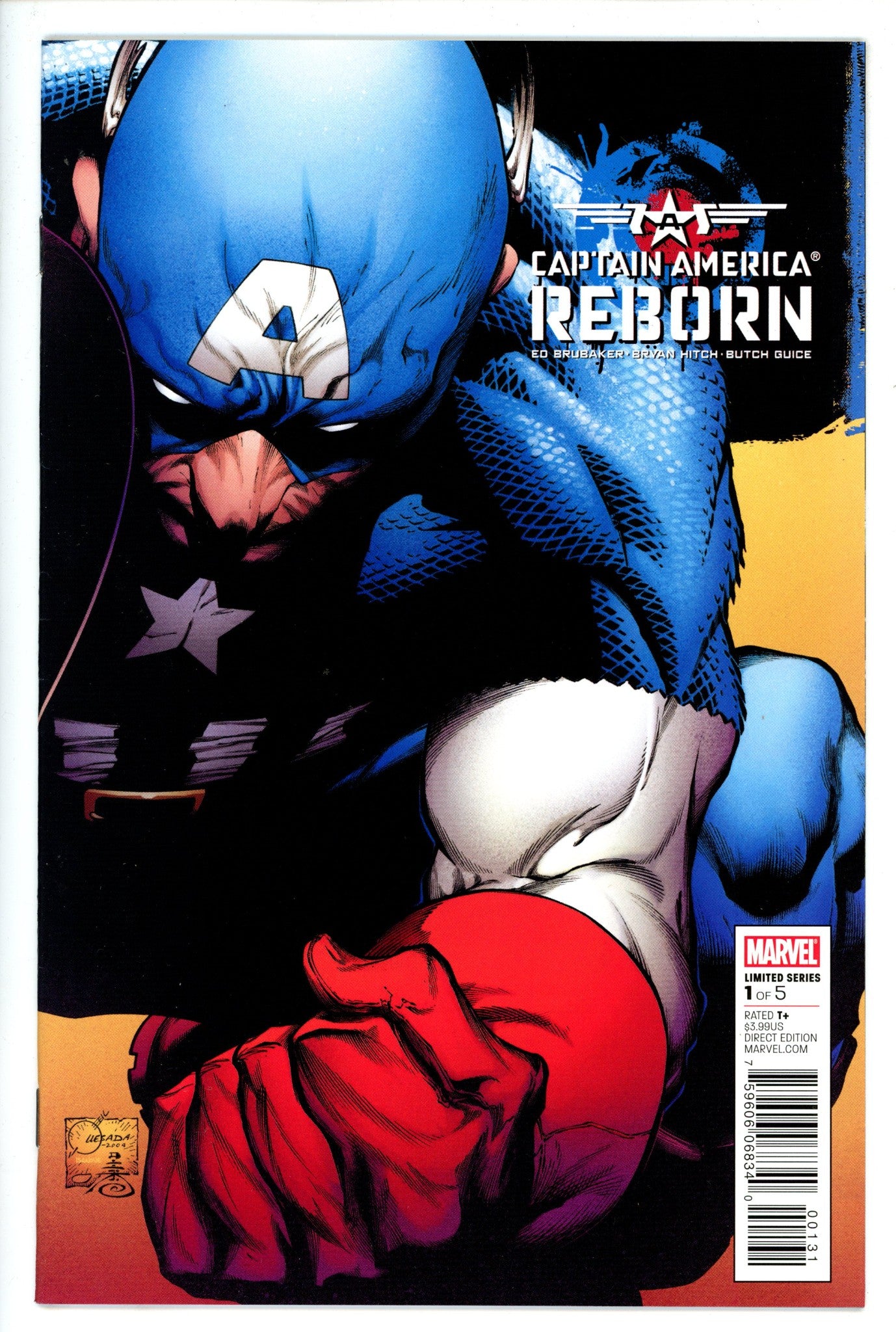 Captain America: Reborn 1 Quesada Variant
