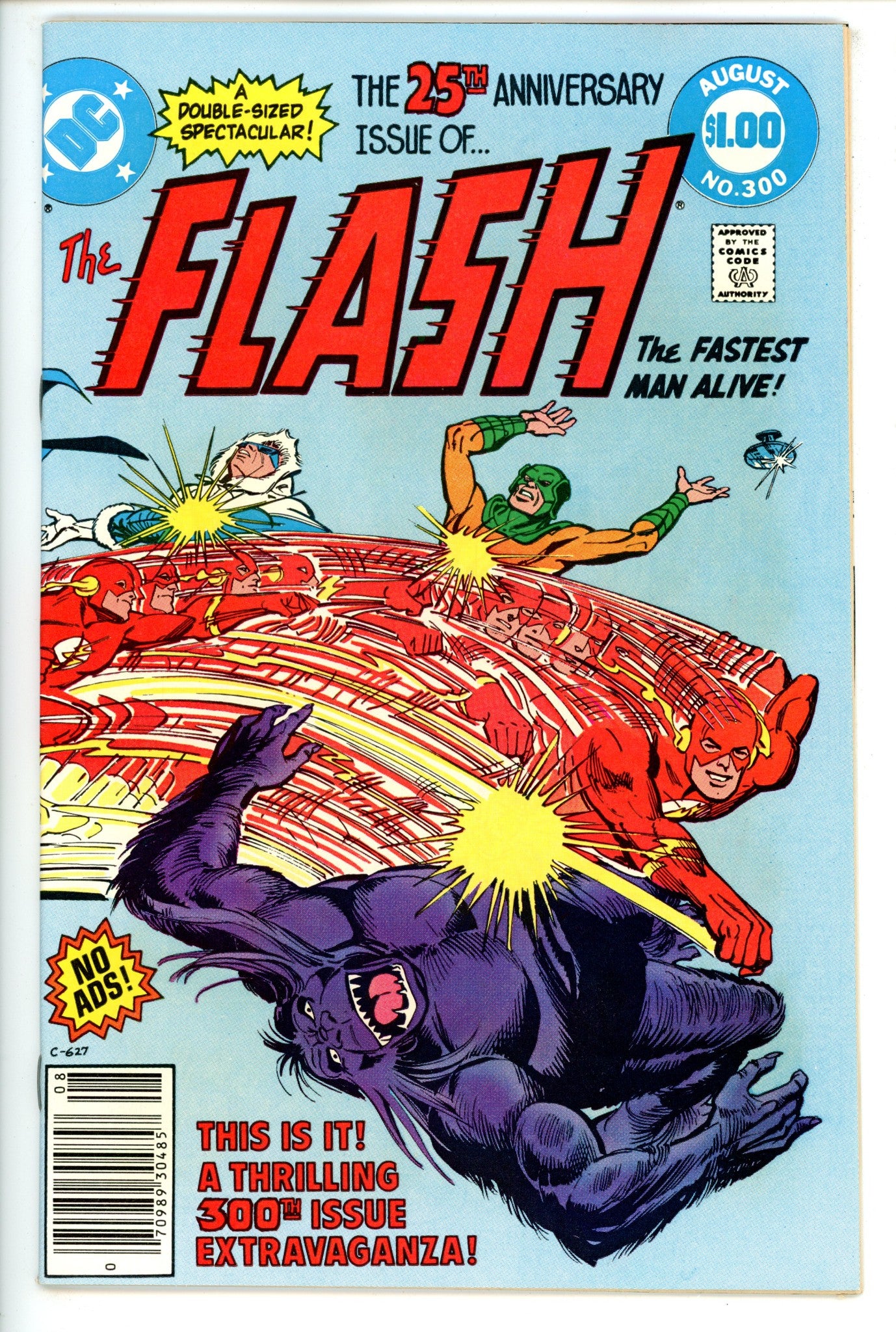 The Flash Vol 1 300 Newsstand VF/NM