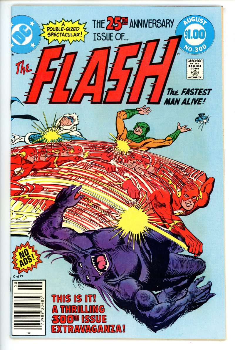 The Flash Vol 1 300 Newsstand VF/NM