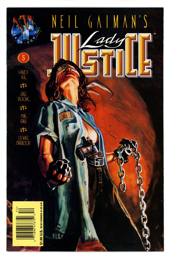Neil Gaiman's Lady Justice Vol 1 5 Newsstand (1995)