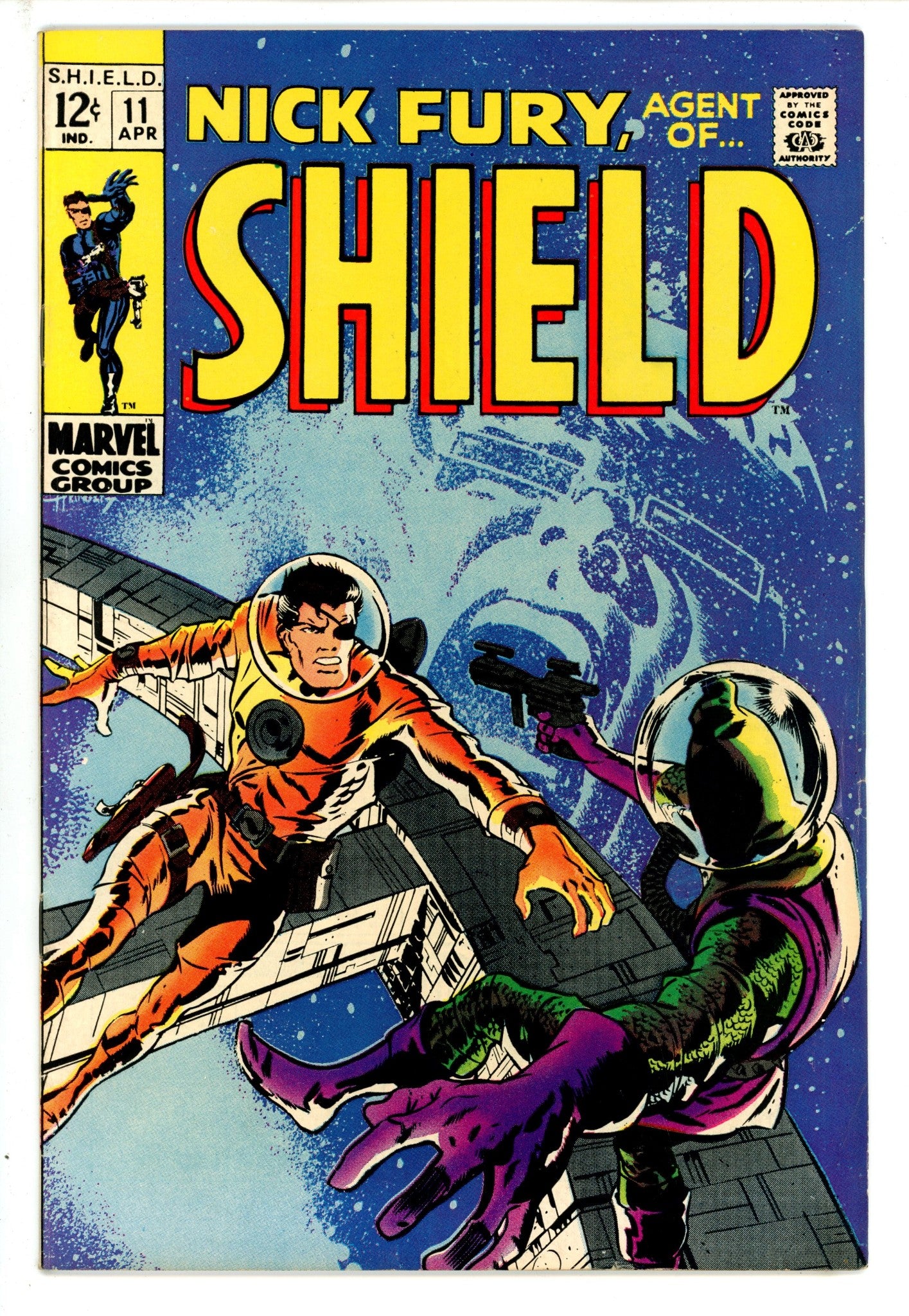 Nick Fury, Agent of SHIELD Vol 1 11 FN/VF (1969)