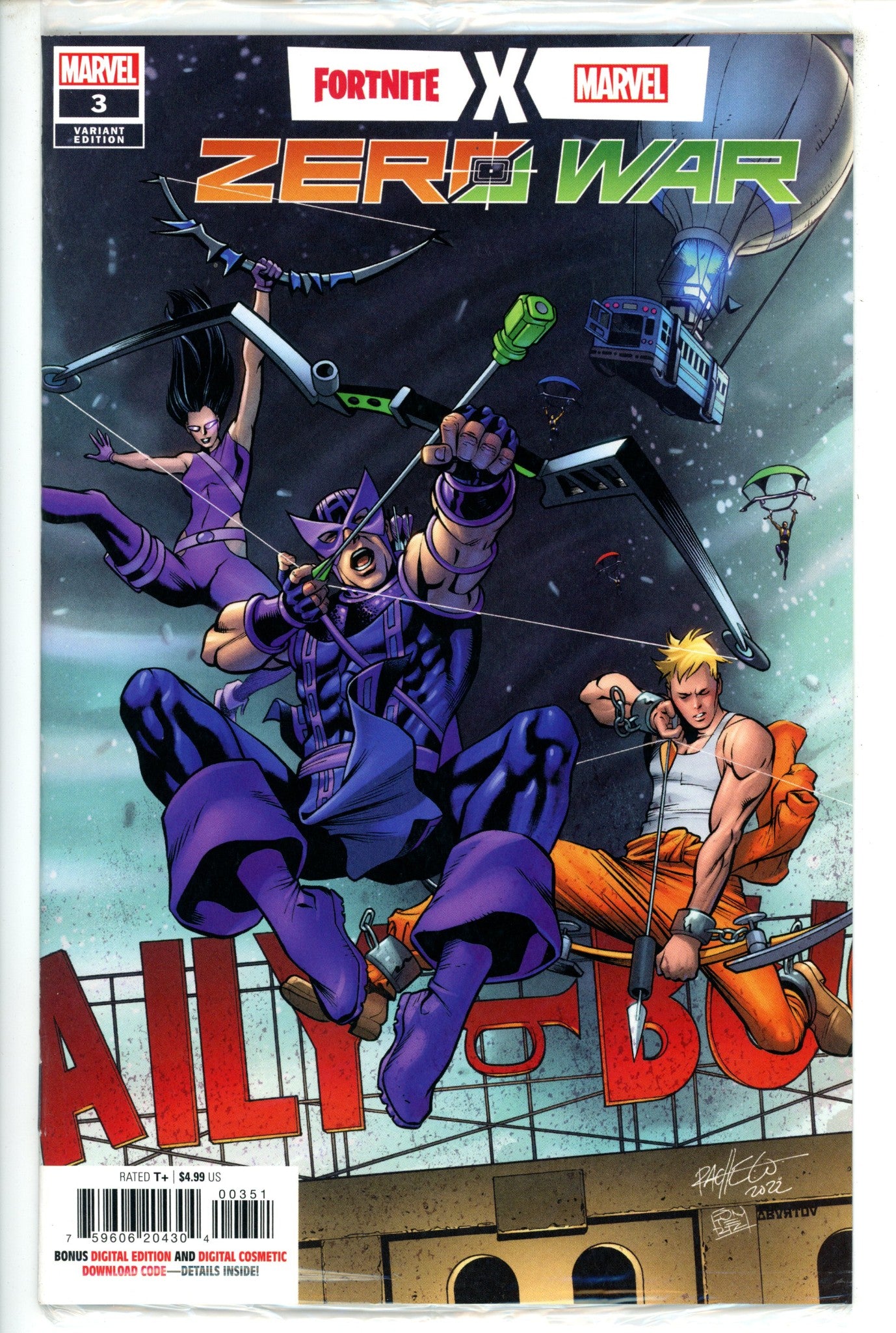 Fortnite x Marvel Zero War 3 Pacheco Variant (2022)