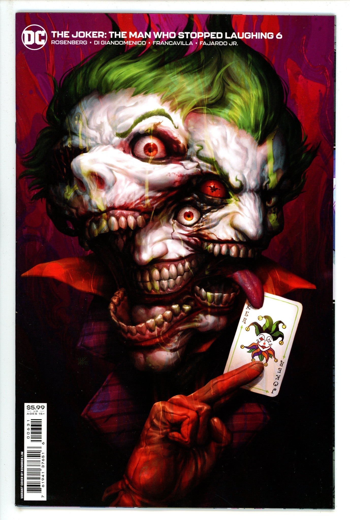Joker The Man Who Stopped Laughing 6 Lim Variant (2023)