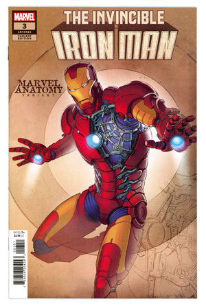 Invincible Iron Man Vol 4 3 Lobe Anatomy Variant (2023)