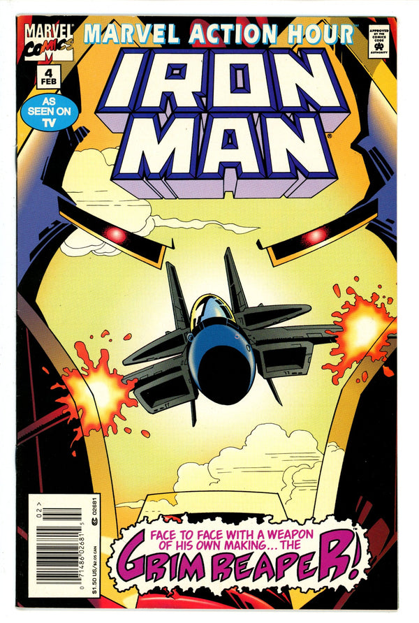 Marvel Action Hour, Featuring Iron Man 4 Newsstand VF (1995)