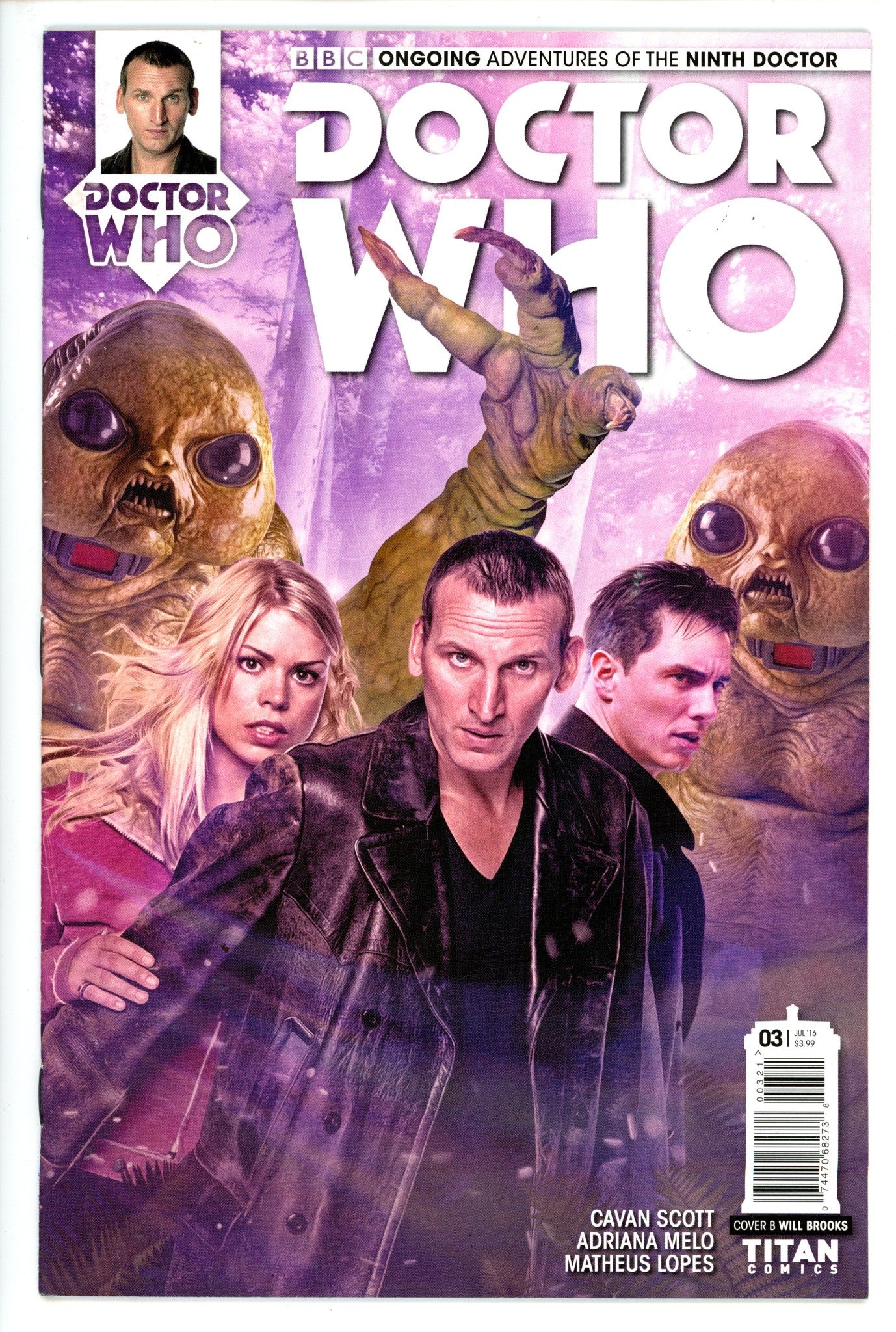 Doctor Who New Adventures With the 9th Doctor 3 Brooks Variant