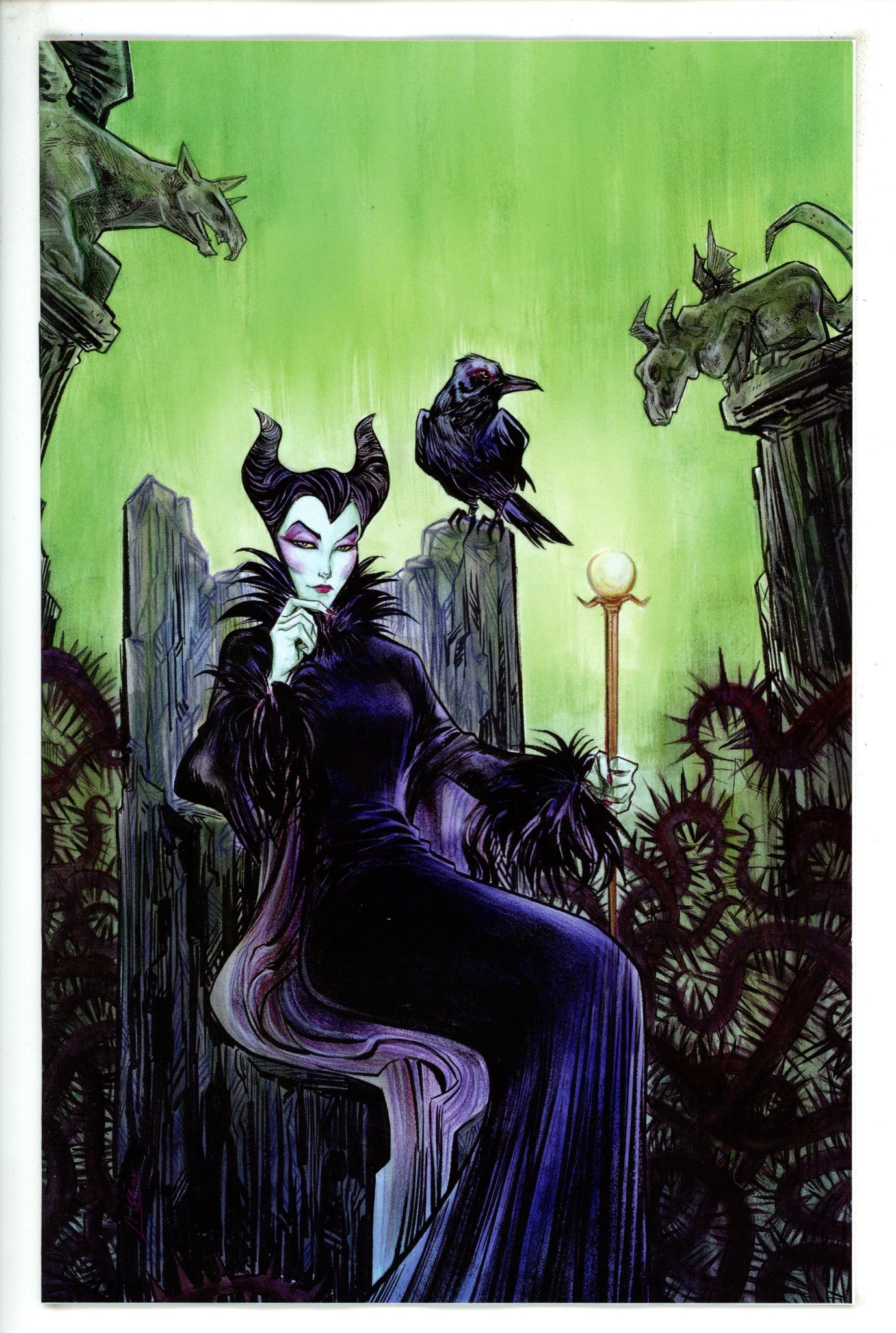 Disney Villains Maleficent 1 Lee Virgin Incentive Variant NM- (2023)