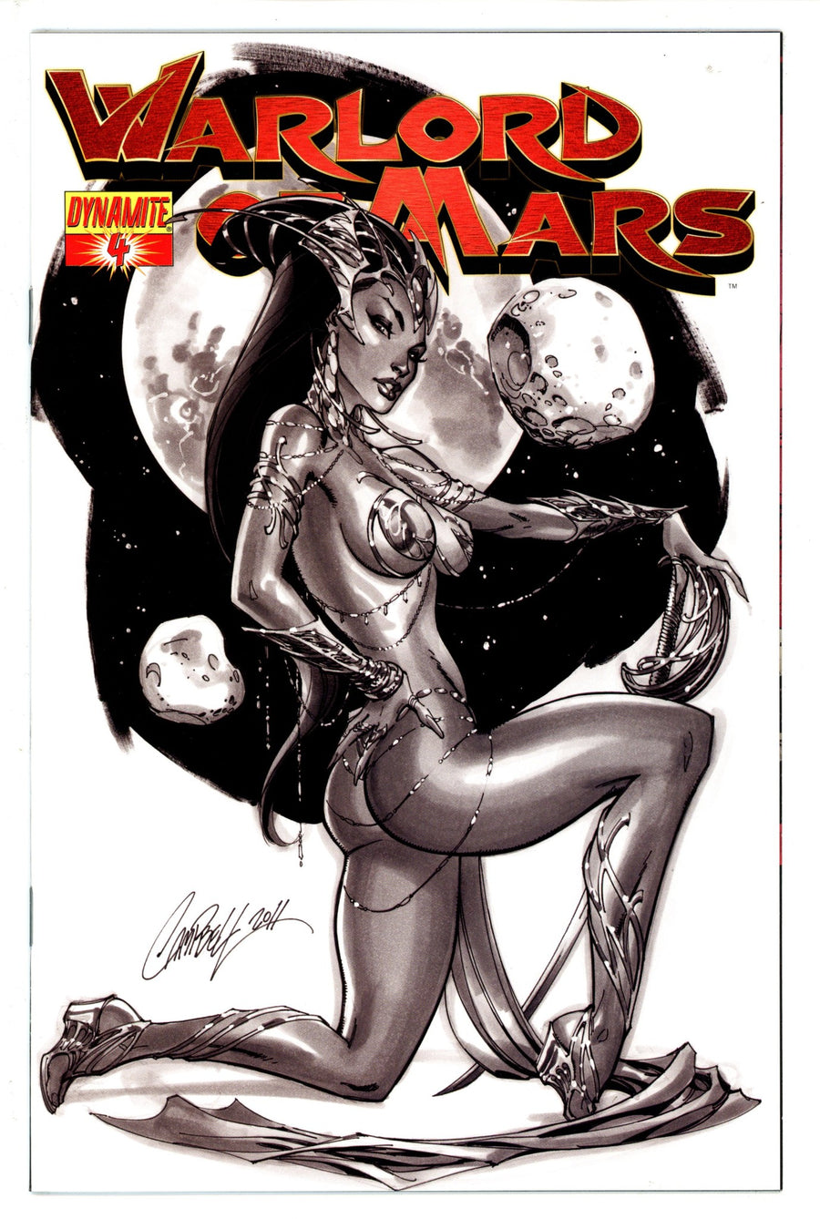 Warlord of Mars 4 Campbell B&W Variant VF+