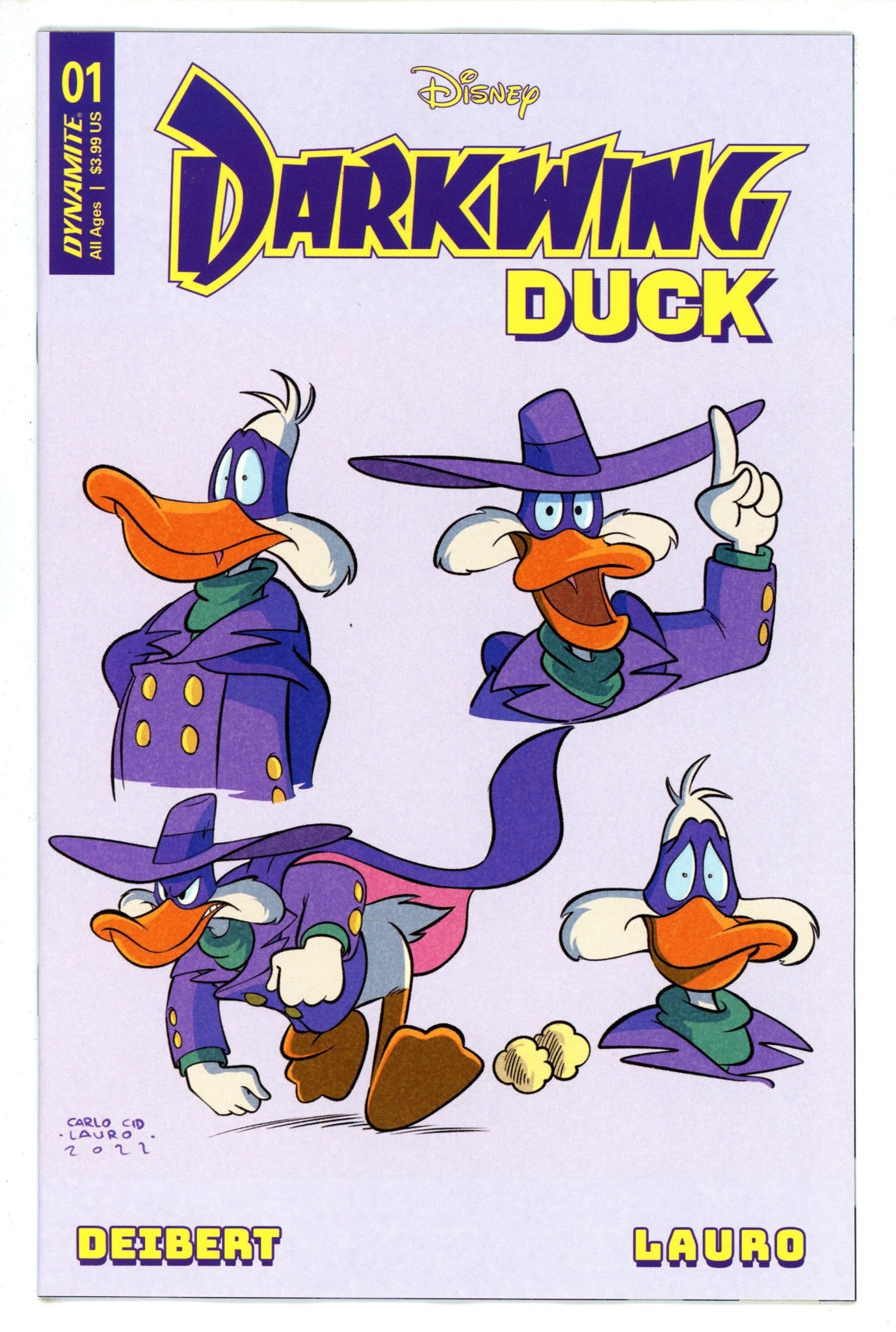 Darkwing Duck 1 Lauro Design Incentive Variant NM- (2023)