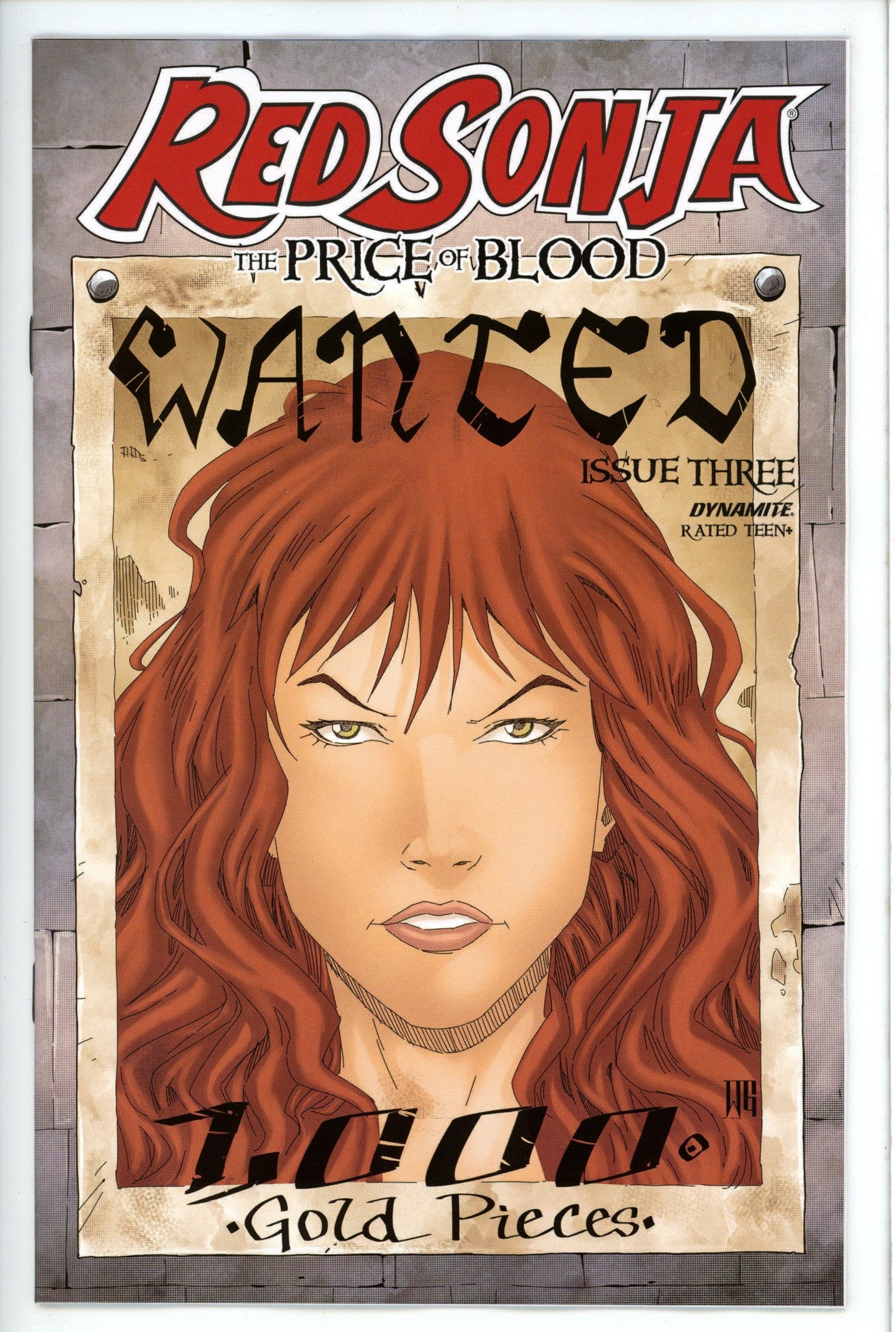 Red Sonja Price of Blood 3 Geovani Variant-Dynamite-CaptCan Comics Inc