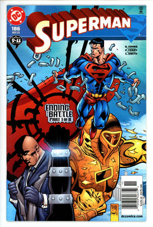 Superman Vol 2 186 Newsstand VF-