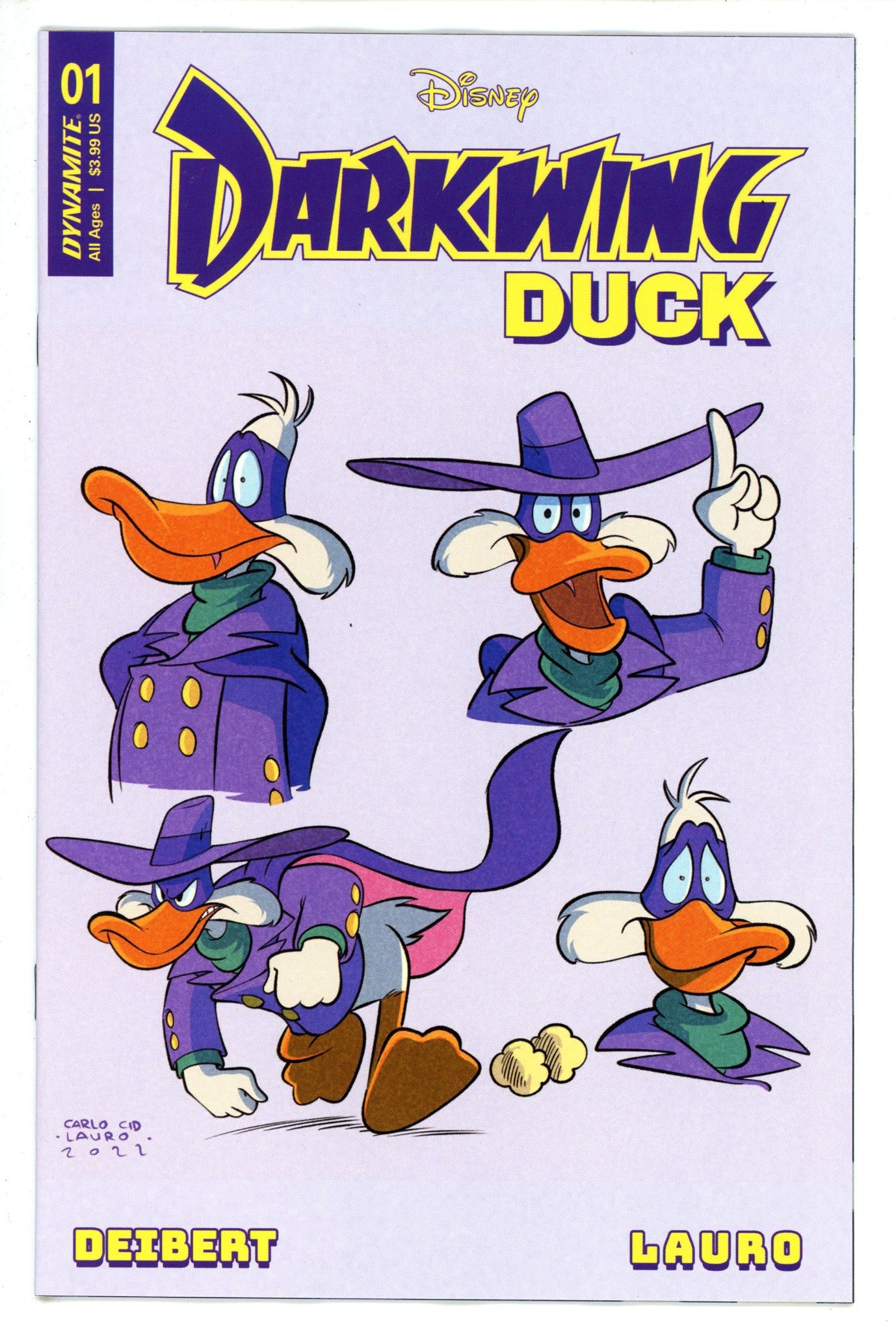 Darkwing Duck 1 Lauro Design Incentive Variant NM+ (2023)