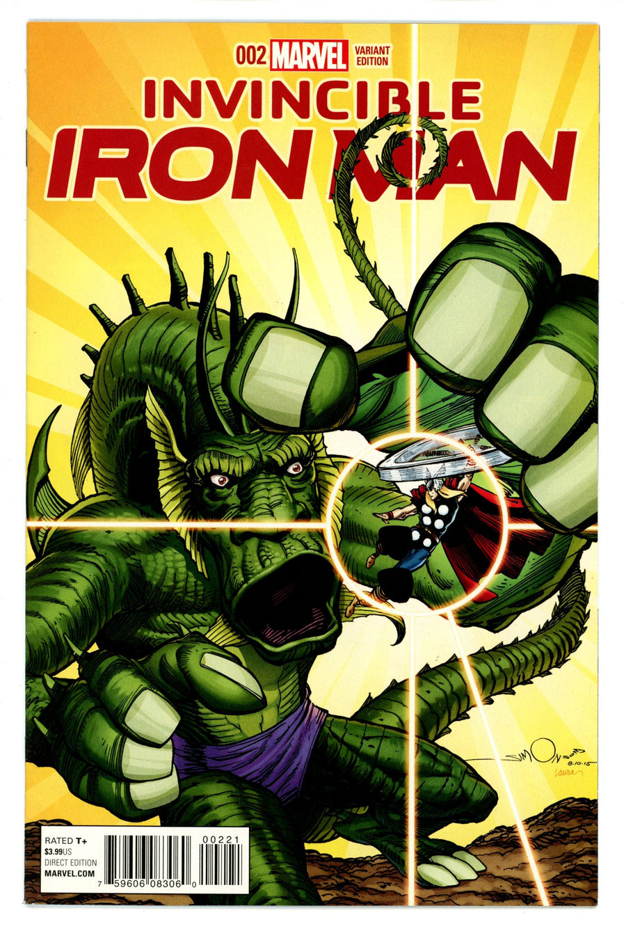 Invincible Iron Man Vol 1 2 Simonson Variant
