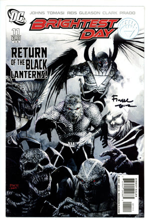 Brightest Day 11 Signed Finch